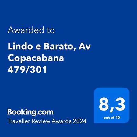 Lindo E Barato, Av Copacabana 479/301 Rio de Janeiro Buitenkant foto